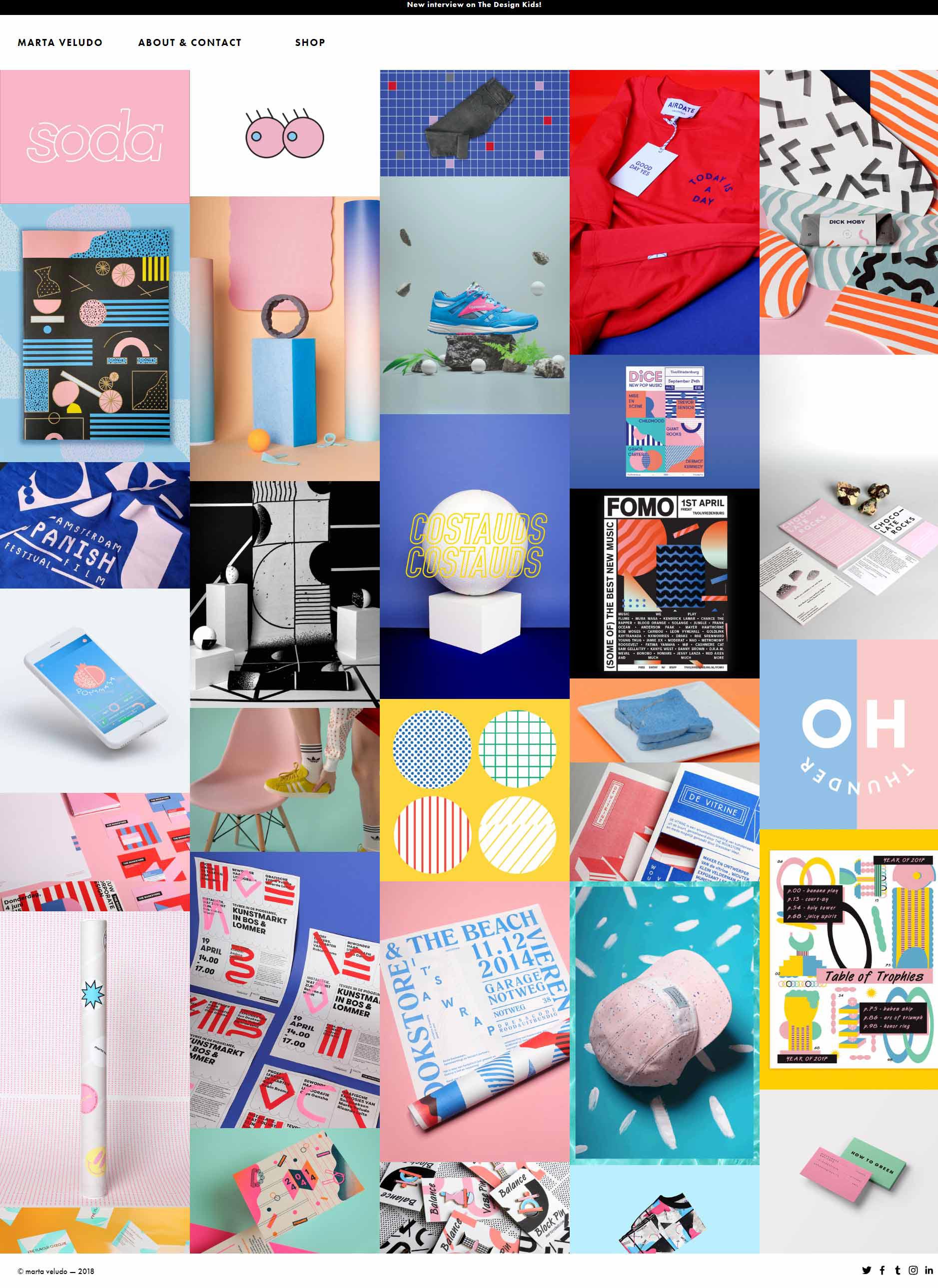 5 Brilliant Graphic Design Online Portfolio Examples to 