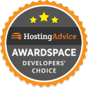 hosting advice badge