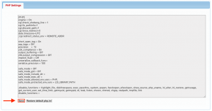 Don't forget to save your changes after editing your PHP.ini file!