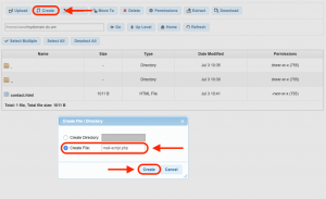 Creating the mail-script.php file which will hold the mail sending logic.