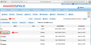 The File Manager is an easy tool for organizing your files and folders on the server.