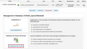 wordpress-database-backup