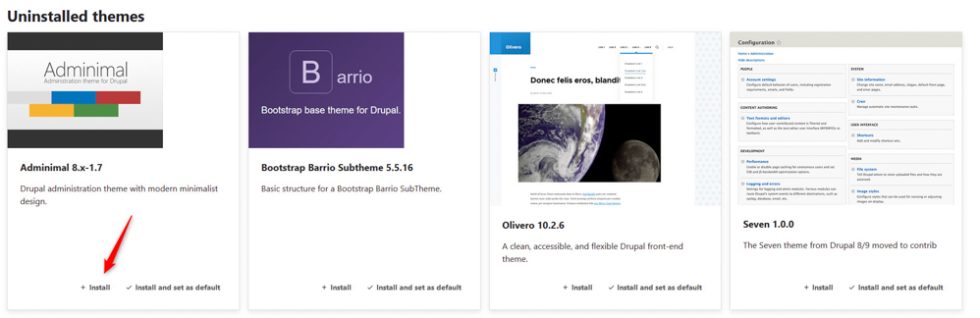 How to Install a Drupal Theme - AwardSpace.com