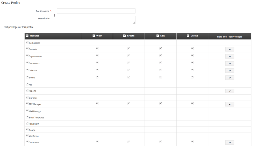 Set permissions